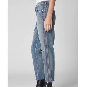 BlankNYC Rainbow Rivington High-Rise Jean in Crash Pad